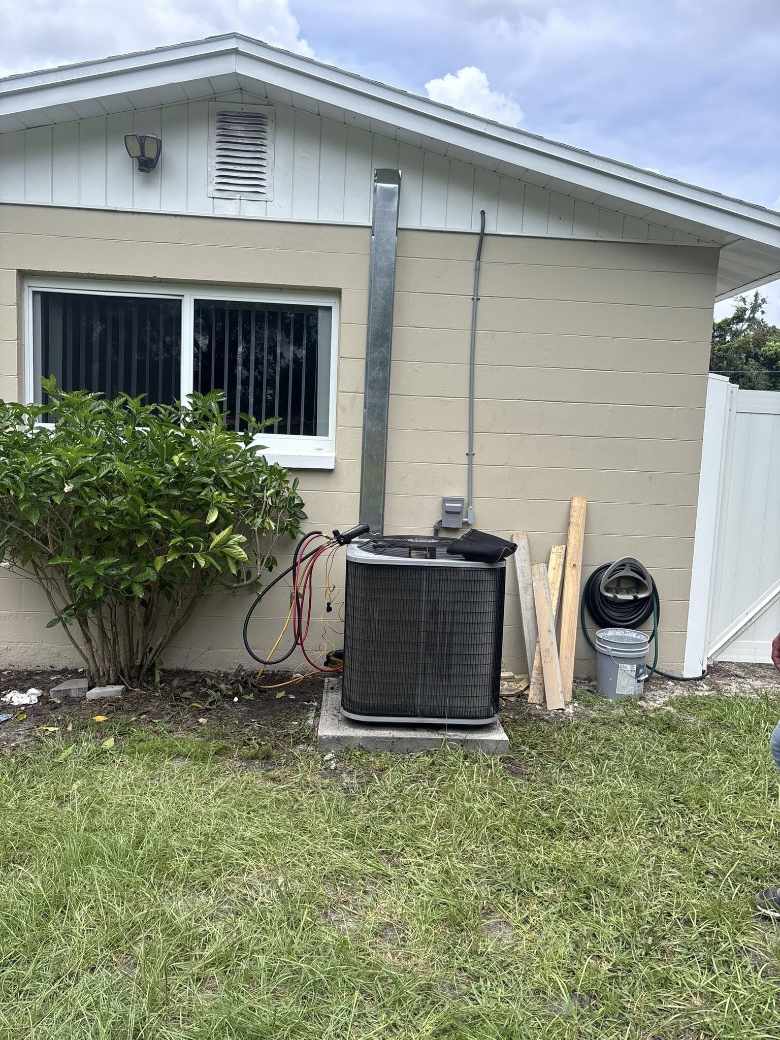 Air handler en closet técnico