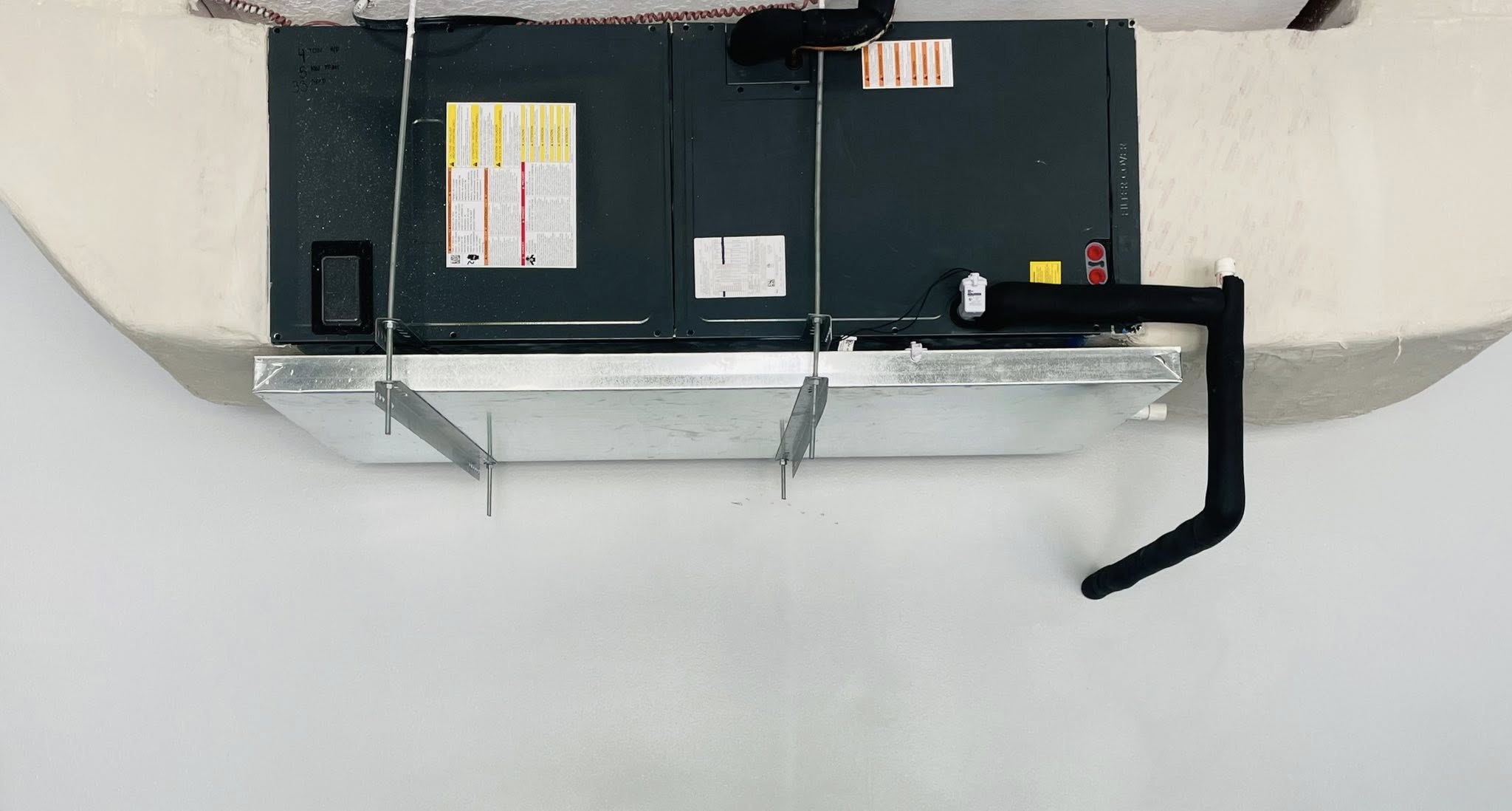 Air handler horizontal techo de garage